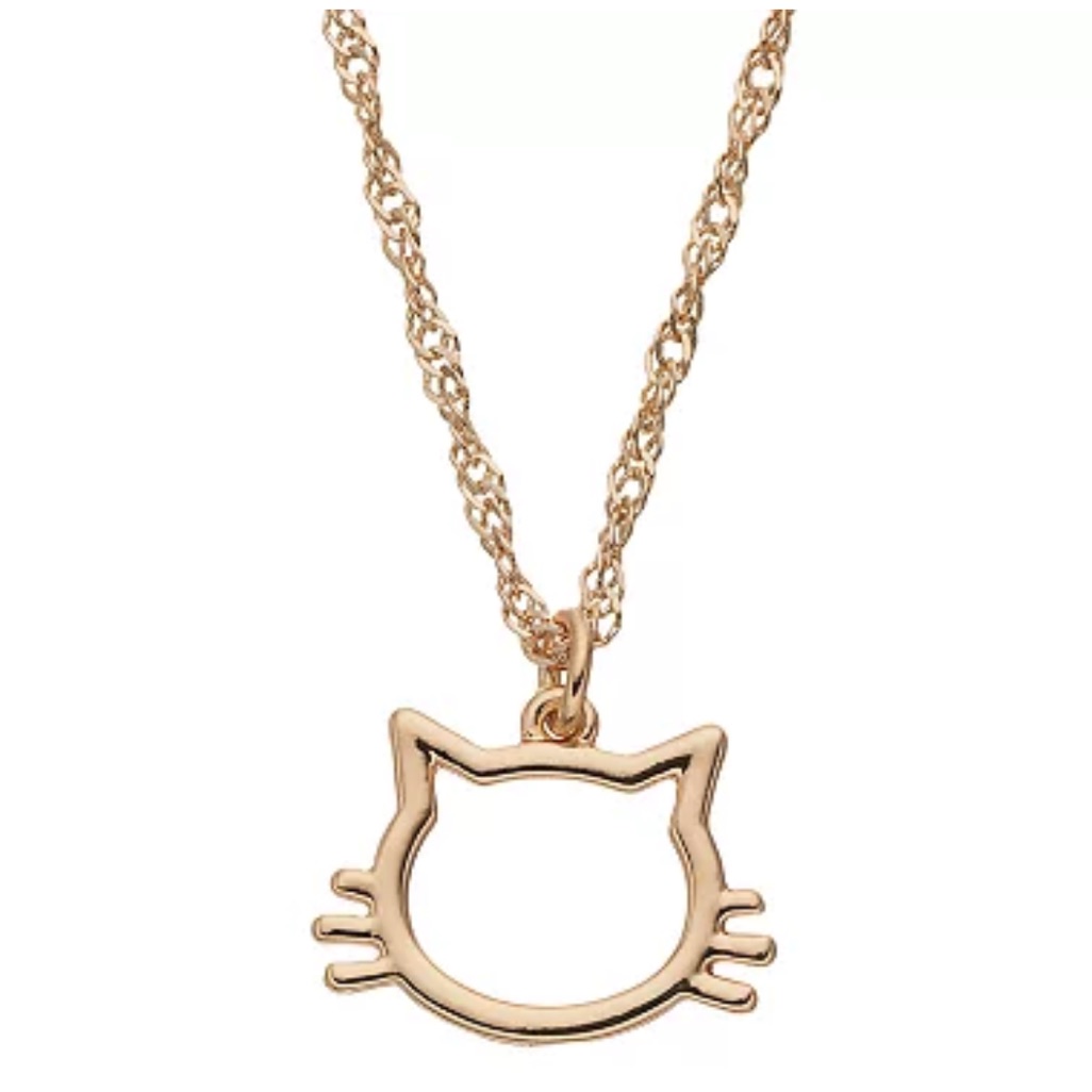 Lc Lauren Conrad Cat Pendant Necklace 5$